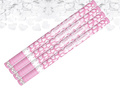 White hearts party cannon 80 cm, 4 pc