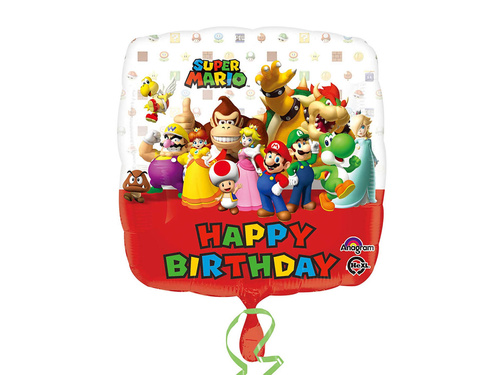 Super Mario foil balloon - 43 cm - 1 pc.