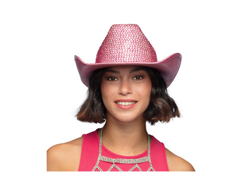 Kapelusz kowbojski Tomorrow różowy