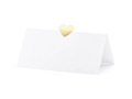 Business cards for the table Heart - 10 x 5 cm - 10 pcs.