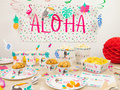 Hanging birthday decoration Hawaiian Aloha Party - 6 pcs.