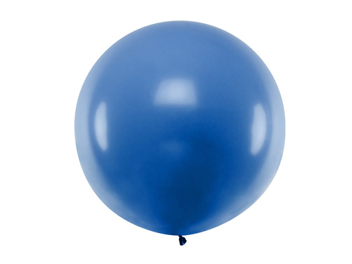 Giant balloon 1 m in diameter - blue pastel.