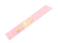 Pink sash with the inscription Bride to be - 1 piece.