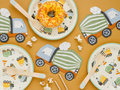 Construction Party Paper Plates - 18 cm - 6 pcs