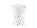 Cups Dots white - 260 ml - 6 pcs.
