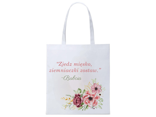 Torba na zakupy na dzień babci Zjedz mięsko - 1 szt.