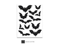Paper bats stickers - 8 pcs.
