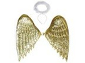 Gold Angel Wings - 40 x 35 cm