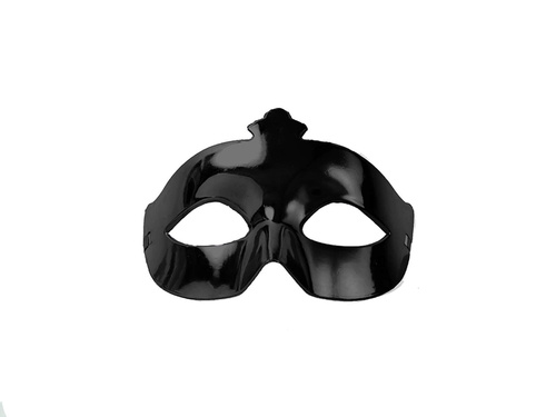 Venetian carnival mask black - 1 piece.