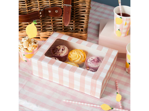 Ozdobne pudełka na babeczki - 16cm x 24cm - 1 szt.