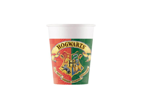 Kubeczki urodzinowe Harry Potter - 200 ml - 8 szt.