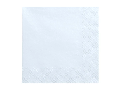 Serwetki papierowe błękitne - 33x33cm  - 20 szt.