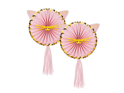 Decorative rosettes Cat - 2 pcs