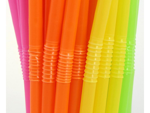 Multicolored straws - 500 pcs.