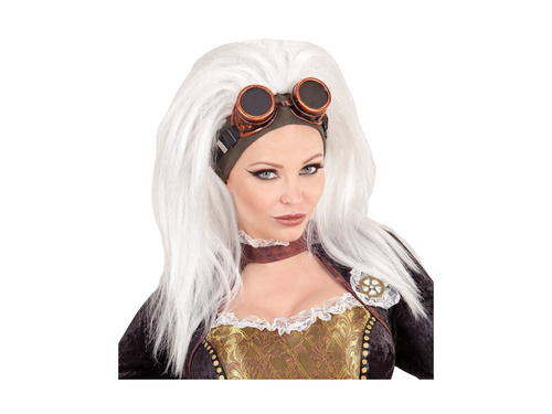 Peruka Steampunk z goglami