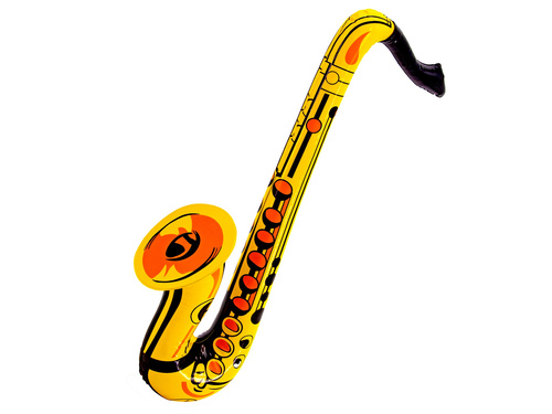 Dmuchany saksofon - 55 cm - 1 szt.