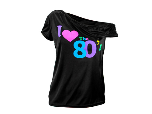 T-shirt I ❤️ the 80's