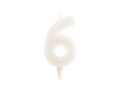 Numeral birthday candle "6" FLUOR - 1 pc