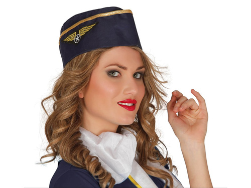 Stewardess hat - 1 pc