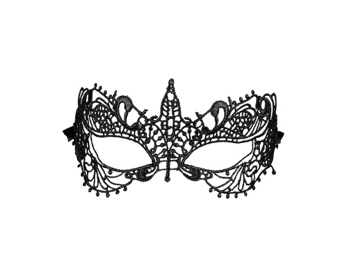 Black lace eyemask