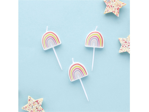 Świeczki pikery Tęcza - 5 szt.