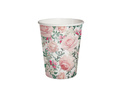 Kubeczki papierowe Róże - 250 ml - 8 szt.