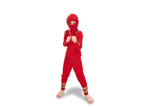 Kostium Wojownik Ninja czerwony