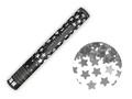 Shooting tube - silver metallic stars - 40 cm - 1 pc.