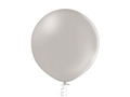 Balon lateksowy pastelowy szary  - gigant 90 cm - 1 szt.