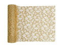 Decoration metallic table runner - gold - 28 cm x 5 m - 1 pcs.