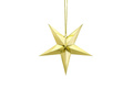Hanging decoration paper star gold - 30 cm