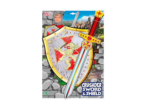 Zestaw "Krzyżowiec" miecz i tarcza z pianki