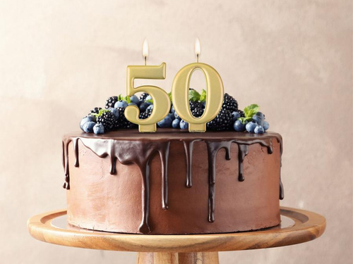 Gold Candle no 5 - 1 pc