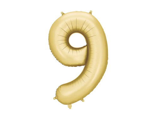 Number 9 Foil Balloon - 86 cm - 1 pc