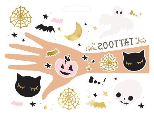 BOO washable tattoos! - 12 pcs.