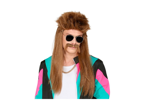 Peruka Redneck z wąsami