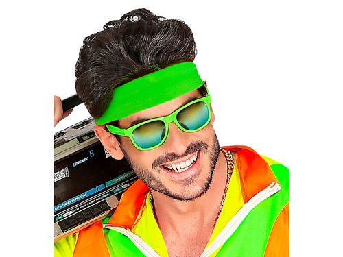 Neon green headband