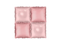 Balony foliowe Kwadraty brudny róż - 35 x 35 cm - 4 szt.
