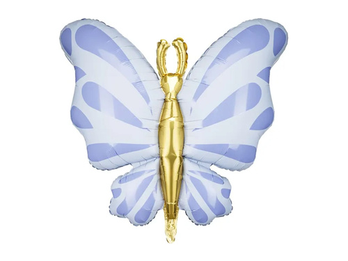 Blue Butterfly foil balloon - 69 x 69 cm - 1 pc.
