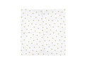 White birthday napkins with gold hearts - 33 cm - 20 pcs.