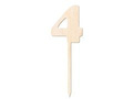 Wooden cake topper 4 - 12 cm
