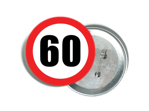 Ban 60 sign pin - 1 piece.