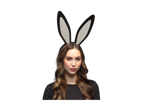 Opaska na głowę króliczek z diamentem