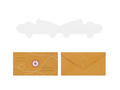Invitations and Envelopes Cars - 6 pcs