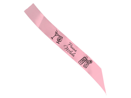 Sash for bachelorette party Bride - 140 cm - 1 pc.