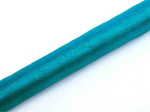 Organza plain turquoise - 36 cm x 9 meters