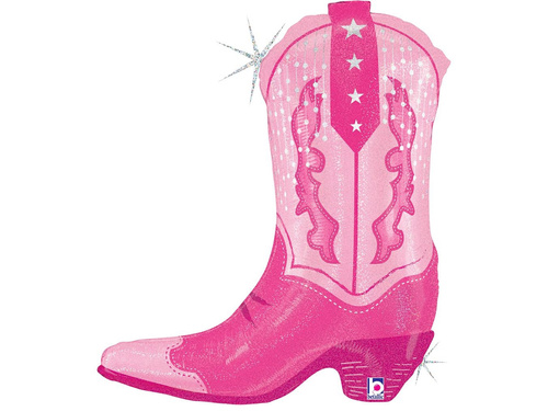 Balon foliowy Buty Kowbojskie - 53x63 cm - 1 szt.