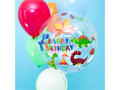 Happy Birthday Dino Foil Balloon - 45 cm - 1 pc