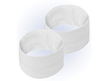 Pair of white wristbands
