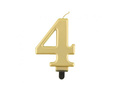 Gold Candle no 4 - 1 pc